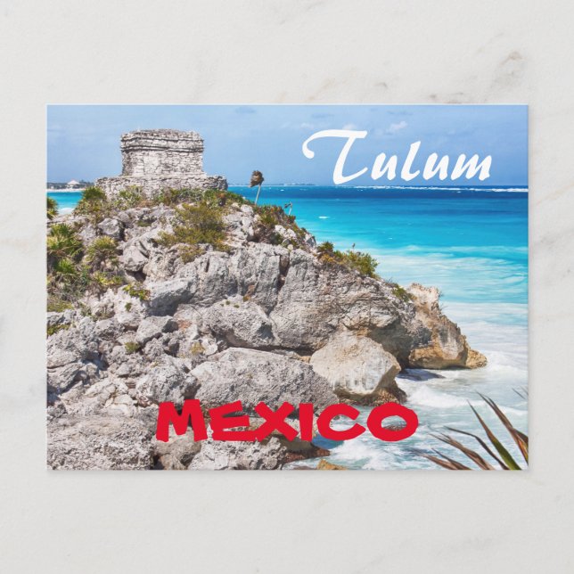 Tulum Maya Mexico Postcard (Front)