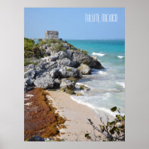 Tulum Mayan Ruins Mexico Travel Souvenir