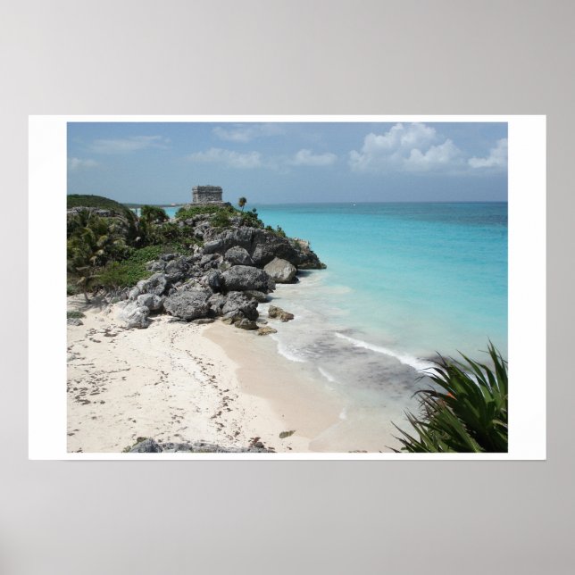 Tulum Mayan Ruins Poster (Front)