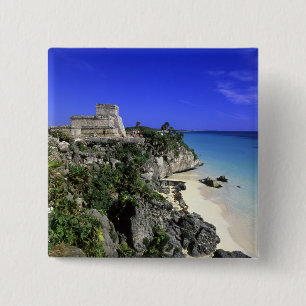 Tulum, Mexico 15 Cm Square Badge