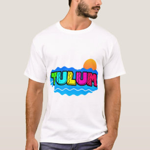 Tulum Mexico Beach Sunset T-Shirt