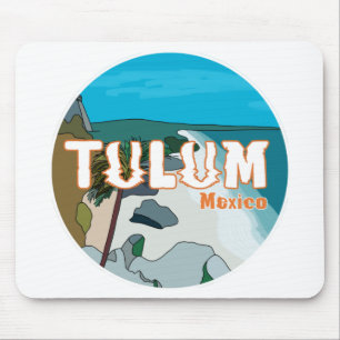 Tulum Mexico Great Gift Idea Mouse Pad