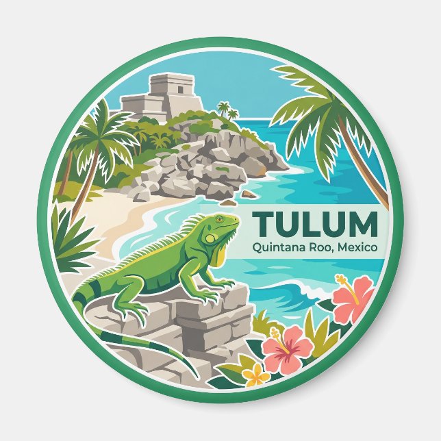 Tulum Mexico Magnet (Front)