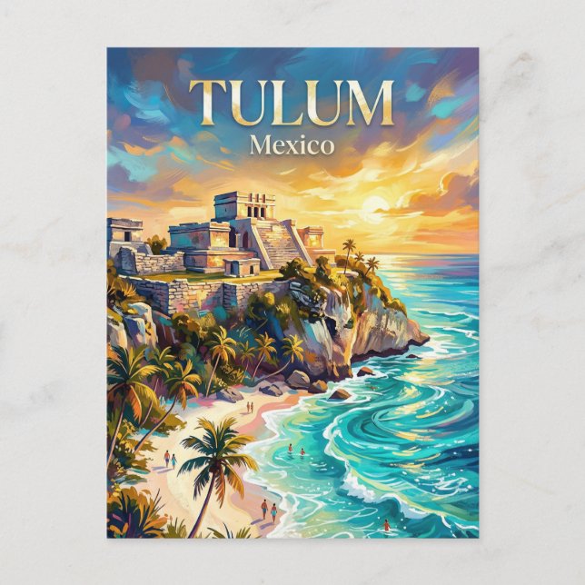 Tulum Mexico Postcard (Front)