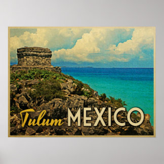 Tulum Mexico Poster