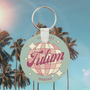 Tulum Mexico Retro accessory souvenir holiday Key Ring