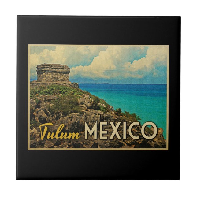 Tulum Mexico Tile (Front)