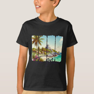 Tulum Mexico Travel Trip Meet Me In Tulum Souvenir T-Shirt
