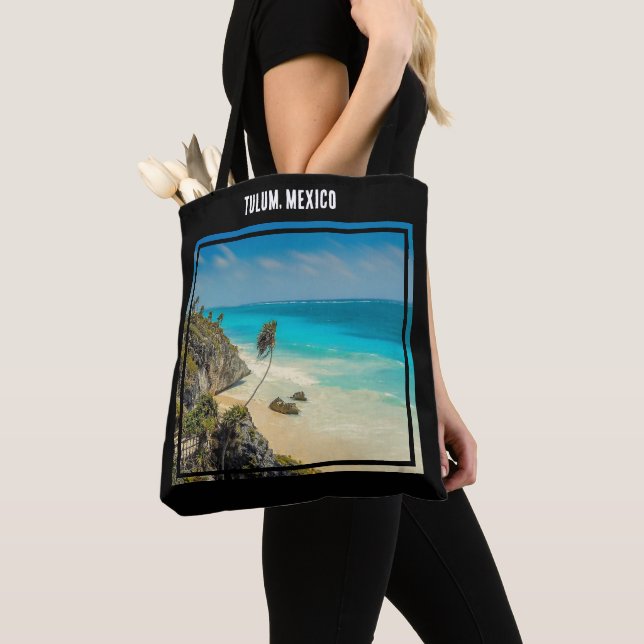 Tulum, Mexico Tropical Beach Paradise Tote Bag (Close Up)