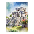 Tulum Mexico Watercolor