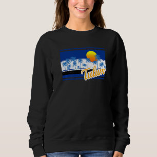 Tulum Vintage Surf Style Retro Beach Sweatshirt