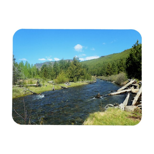 Tumalo Creek, Oregon Magnet (Horizontal)