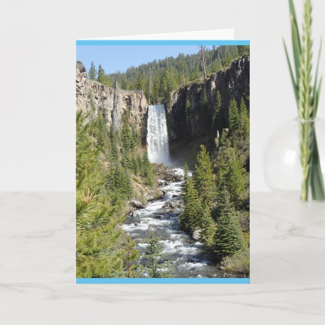 Tumalo Falls, Bend, Oregon Card (Front)