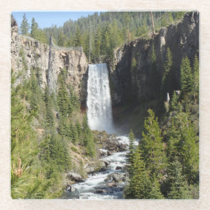 Tumalo Falls, Bend, Oregon Glass Coaster