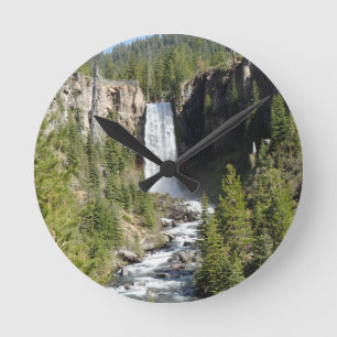 Tumalo Falls Round Clock