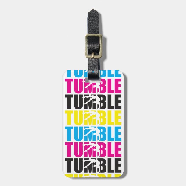 Tumble Luggage Tag (Front Vertical)