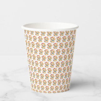 Tumble the Kitten Rainbow Paper Cups