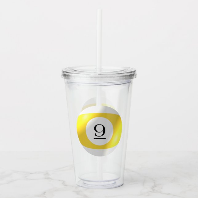 Tumbler - Billiards - 9 Ball (Front)
