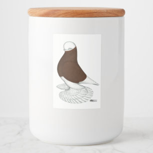 Tumbler: Muffed Red Bald Food Label