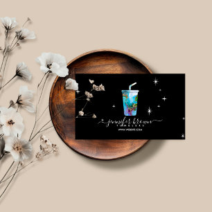 Tumbler ombré texture business card