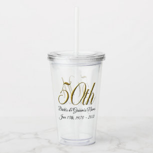 Tumbler - Personalised 50th Wedding Anniversary