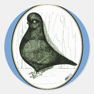 Tumbler Pigeon LFCL From 1978 Classic Round Sticker