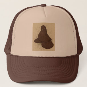 Tumbler Pigeon Muffed Red Trucker Hat