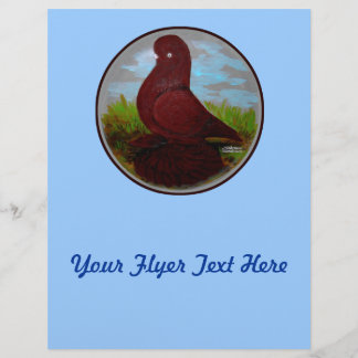 Tumbler Pigeon Red Muff Flyer