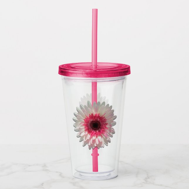 Tumbler - Watermelon Lollipop Daisy (Front)