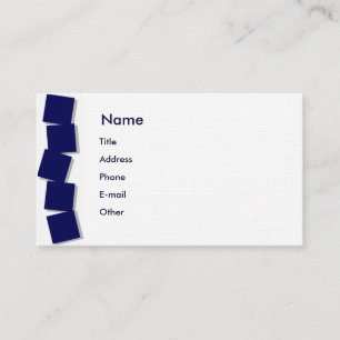 Tumbling Blocks Business Card
