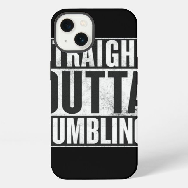 Tumbling gymnastics iPhone case (Back)