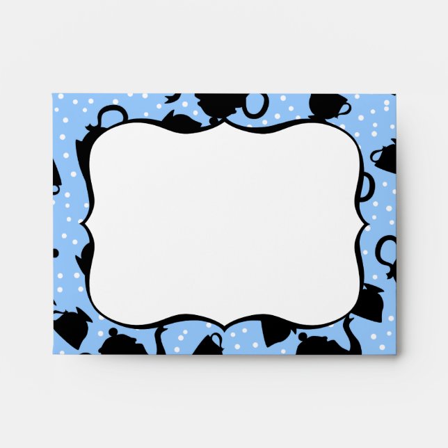 Tumbling Tea Party A2 Envelopes (Front)