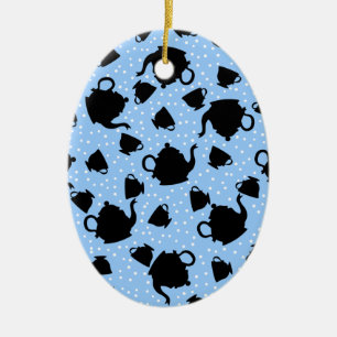 Tumbling Tea Party Ceramic Tree Decoration