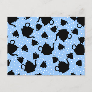 Tumbling Tea Party Postcard