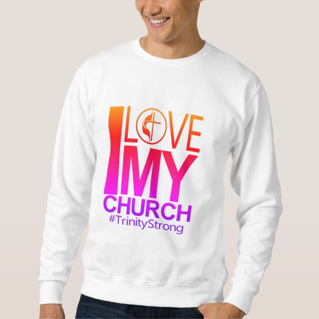 TUMC ombre crew sweatshirt (Front)
