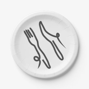 Tumeric yellow spice paper plate