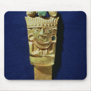 Tumi or ceremonial knife in the shape of mouse pad