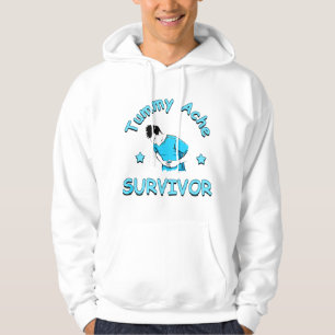 Tummy Ache Survivor Funny Hoodie