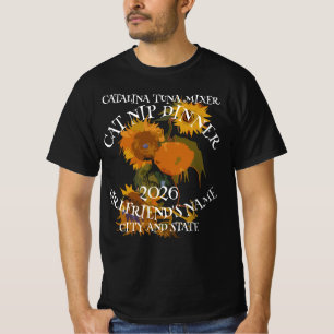 Tuna Cat Mixer Best Pet Wine Catalina Memento 2051 T-Shirt