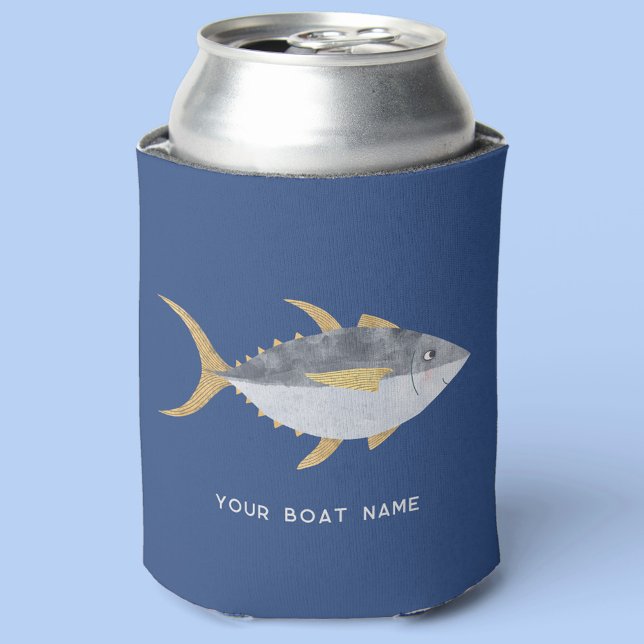Tuna Fish Boat Name Can Cooler (Creator Uploaded)