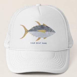 Tuna Fish Boat Name Trucker Hat