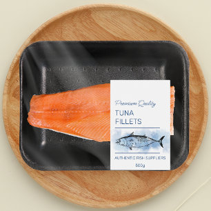 Tuna Fish Fillets Product Label