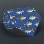 Tuna Fish Tie<br><div class="desc">Fun pattern of Tuna fish with a cheeky smile, perfect for those who like fish, food and fishing. Original art by Nic Squirrell.</div>