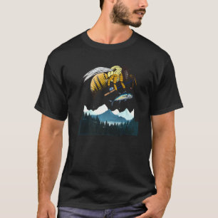 Tuna Fish With Bee I Tuna Fishing I Deep Sea Fishi T-Shirt