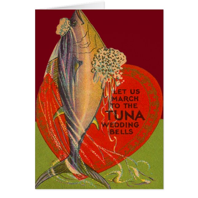 Tuna Flower Wedding Proposal Weird Valentine (Front)