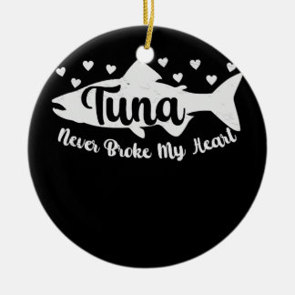 Tuna Never Broke My Heart Bluefin Tuna Deep Sea Ceramic Tree Decoration