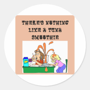 tuna SMOOTHIE joke Classic Round Sticker