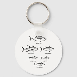 Tuna Species Logo Key Ring