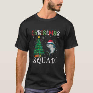 Tuna Squad Boys Girls Kids Christmas Tree Lights T-Shirt