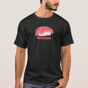 Tuna Sushi Food Graphic Maguro Nigiri For A Japane T-Shirt